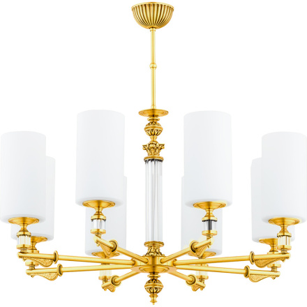 Люстра на штанге Kutek MERANO-SZKLANY KLOSZ MER-ZW-8(Z)