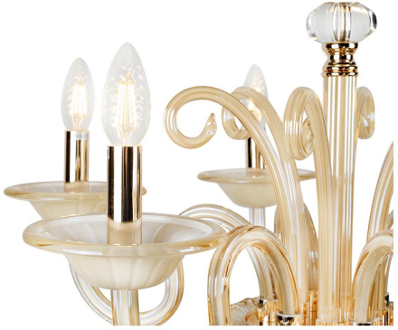 Подвесная люстра iLamp Classic P2318-6GD