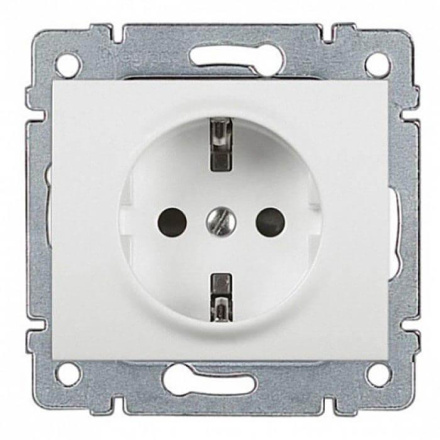 Розетка 2К+3 Legrand Galea Life 16A 250V с/з автоматические клеммы белая 771062