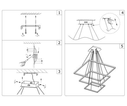 Подвесная люстра Kink Light Альтис 08201,01(4000K)