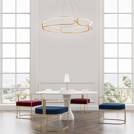 Подвесной светодиодный светильник Maytoni Chain MOD017PL-L50MG