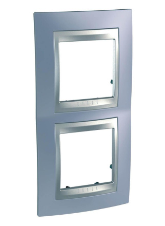 Рамка 2-постовая вертикальная Schneider Electric Unica Top MGU66.004V.098
