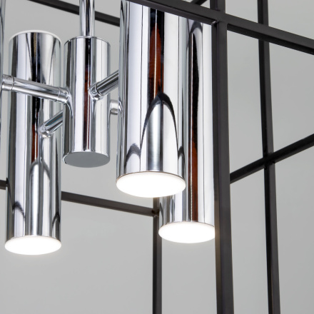 Люстра на штанге Eurosvet Adamson 70142/8 хром a060670