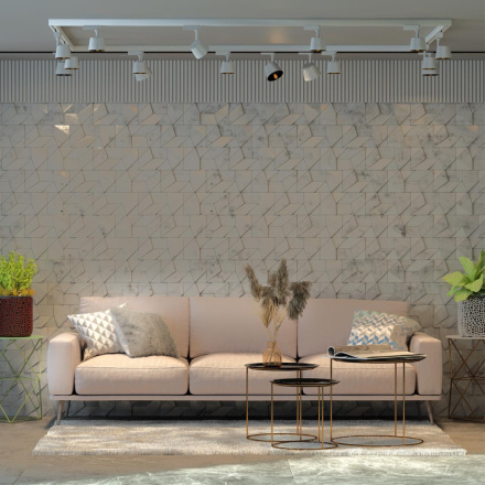 Трековый трехфазный светильник Novotech Knof 358715