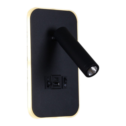 Спот Reluce 86204-9.2-001KT LED12W+USB BK