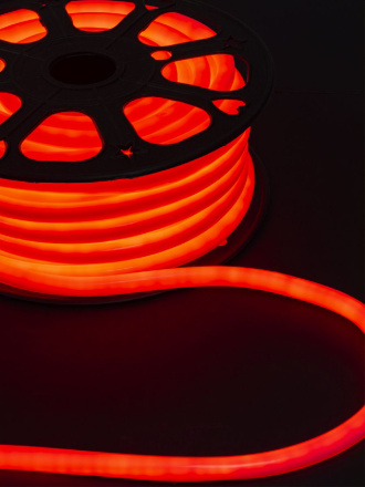 Гибкий неон TDM Electric 220В 2835 6,5Вт/м красный 25м SQ0331-1520