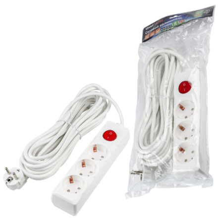 Удлинитель бытовой Uniel Ultra S-GCU3-7B WHITE UL-00010019