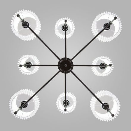 Люстра на штанге Eurosvet Notturno 60162/8 черный a065663