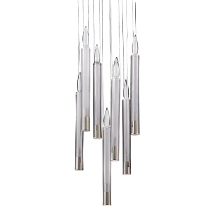 Подвесной светильник Delight Collection Candle P68094-7 chrome