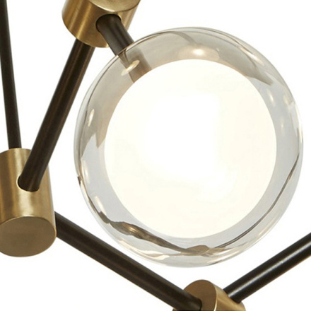 Подвесной светильник Delight Collection Nabila 10101P/10 black/gold