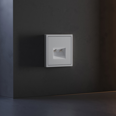 Накладка для розетки компьютерной двойной RJ45+RJ45 кат.6 Voltum S70 (серый) VLS001416