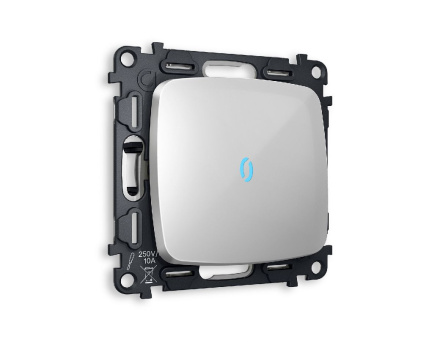 Комплект механизма 1-кл проходного выключателя с подсветкой Ambrella Volt Omega MO402040