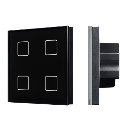 Сенсорная панель Arlight DALI-301-11-IN Black (BUS/24V, Backlight) (IARL, IP20 Пластик) 046573