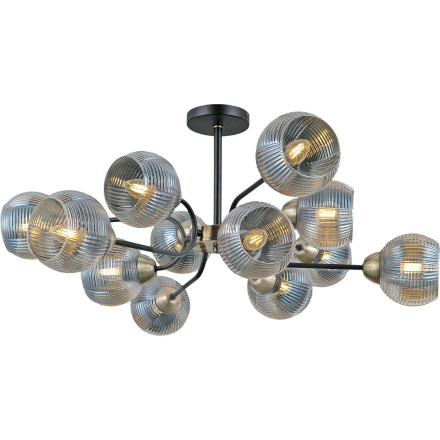 Люстра на штанге Illumico IL0398-12CSQ-79 BK AB