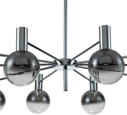 Люстра на штанге Indigo Collana 13015/10R Chrome V000225