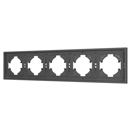 Рамка пластиковая на 5 постов Arlight FRM-TENDO-SFPL-5-GR 054659