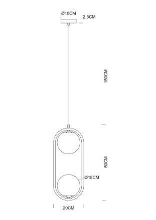 Подвесной светильник Arte Lamp Matisse A7745SP-2BK