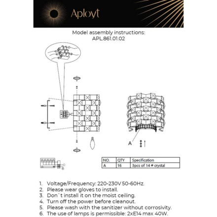 Настенный светильник Aployt Felikayt APL.861.01.02