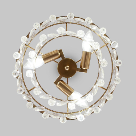 Подвесная люстра Eurosvet Sophie 60165/3 латунь a065755