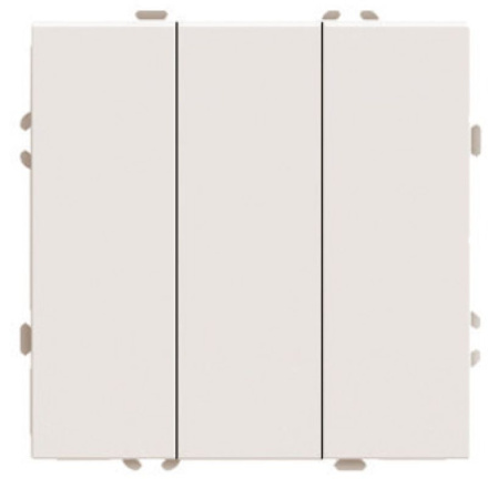 Выключатель 3-клавишный (механизм) Stekker Эмили 250В 10А RSW10-5108-08 кашемир soft touch 49896