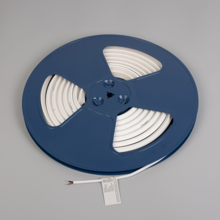 Светодиодная лента герметичная Arlight MOONLIGHT-3D-T-X544-10x10mm 24V Warm3000 (8 W/m, IP67, 5m, wire x1) (Вывод боковой) 055192