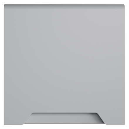 Накладка для розетки с заземлением, защитными шторками и крышкой Voltum S70 (серый) VLS000816