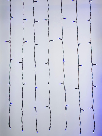 Уличная светодиодная гирлянда Uniel занавес (UL-00003936) синий ULD-C2030-240/TBK Blue IP67