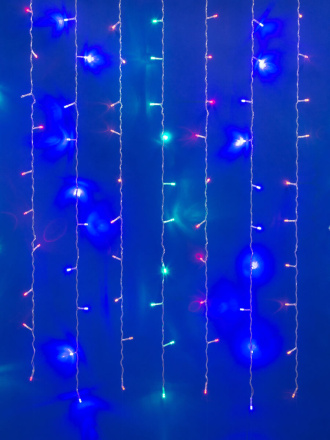 Уличная светодиодная гирлянда (UL-00007211) Uniel занавес 220V синий ULD-C3020-240/STK Blue IP44
