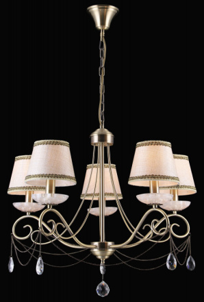 Подвесная люстра Natali Kovaltseva Malaga 70026-5C ANTIQUE