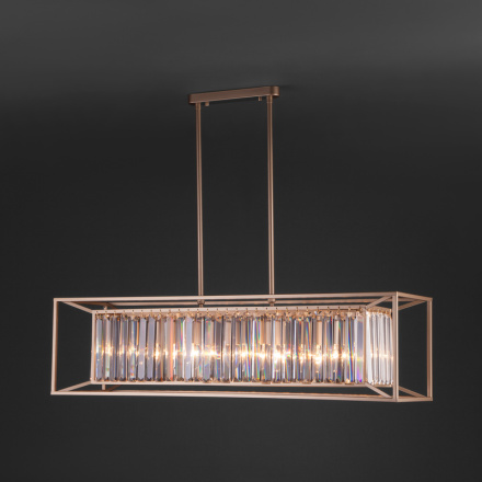 Подвесная люстра Eurosvet Vegas 299/6 шампань Strotkis