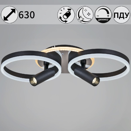 Потолочная люстра Reluce 77797-3.3-2+2