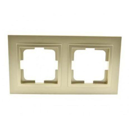 Рамка на 2 поста Mono Electric Despina бронза 102-230000-161