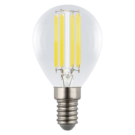 Лампа светодиодная филаментная Uniel LED-G45-4W/4000K/E14/CL GLY01TR UL-00011939