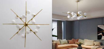 Люстра на штанге ImperiumLoft Cherry Bomb 148018-22