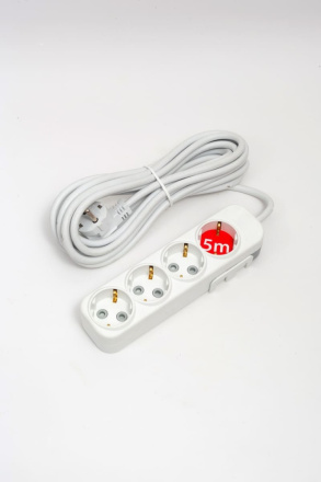 Удлинитель с/з 4вх с защитными шторками ELBI Myra 527-010205-421