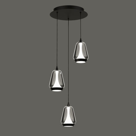 Подвесной светильник Delight Collection MD24001011-3A black/smoky