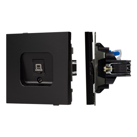 Механизм компьютерной розетки Arlight SCT-TENDO-MPC1-PL-BK (RJ-45, CAT6) 054104