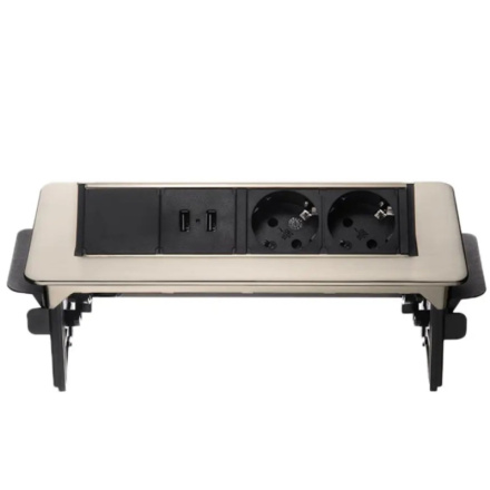 Блок розеток 47 (4 секции и 2 USB) Mebax 00-00000829