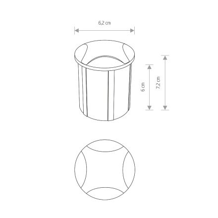 Уличный встраиваемый светильник Nowodvorski Pat Led 8162