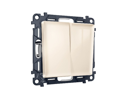 Комплект механизма 2-кл проходного выключателя Ambrella Volt Alfa MA303020