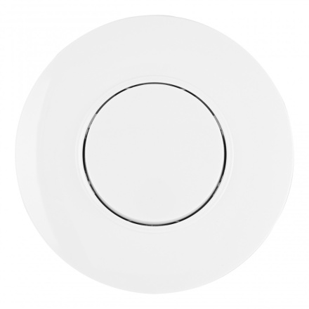 Выключатель круглый одноклавишный с рамкой Arte Milano SET08-1-30-1 white