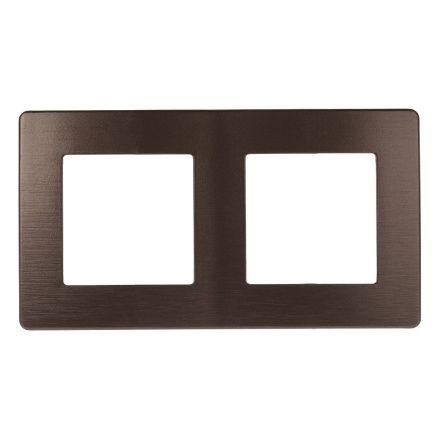 Рамка для розеток и выключателей на 2 поста Эра 12-5102-13 Б0052516