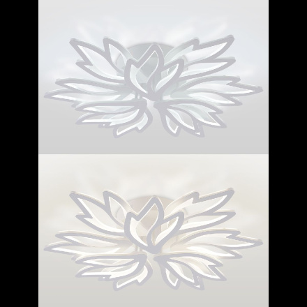 Потолочная люстра Natali Kovaltseva Rif LED LAMPS 81118/7C