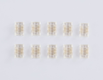 Соединитель прямой Ambrella Light Illumination COB RGB 12/24V для лент 10mm (4 конт.) (10шт. в комплекте) GS6371
