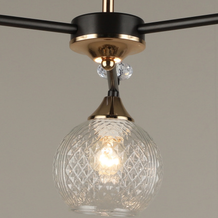 Люстра на штанге Reluce 04892-0.3-03 COFFEE+FGD