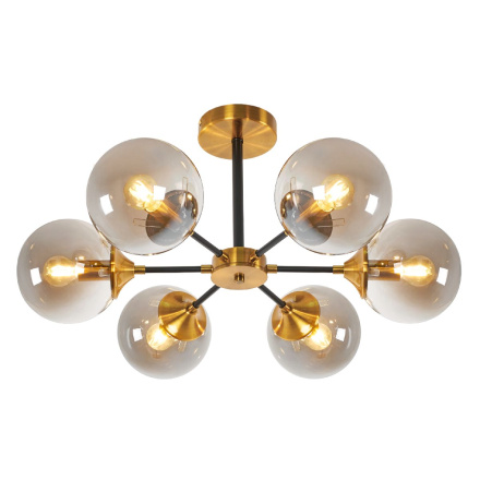 Люстра на штанге MyFar Fisher MR1741-6C