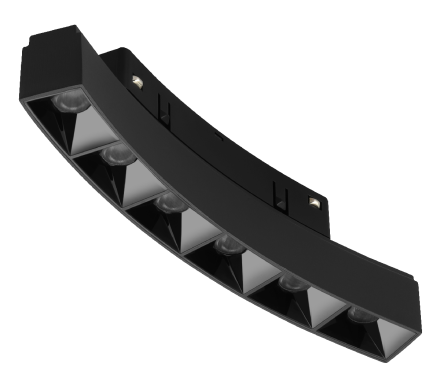 Трековый магнитный светильник iLedex Vision 4822-034-L168-D800-6W-110DG-3000K-BK