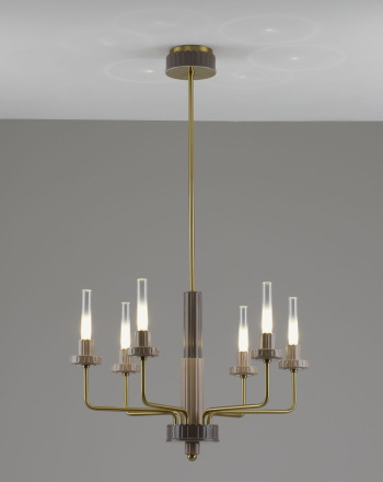 Люстра на штанге Moderli Atelieri V11691-PL