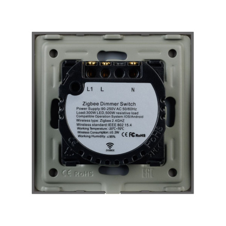 Светорегулятор сенсорный с Zigbee управлением Arlight SWT-OMALI-SD3-ZB-GR (250V, 500W) 050063