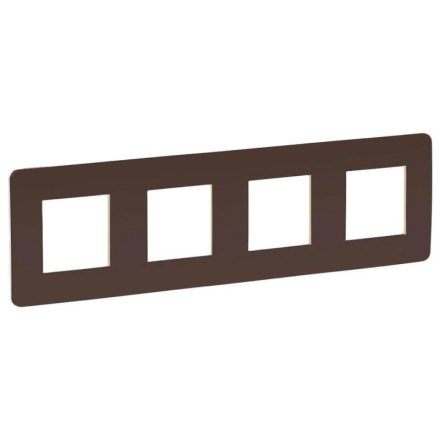 Рамка 4-постовая Schneider Electric Unica New Studio NU280819